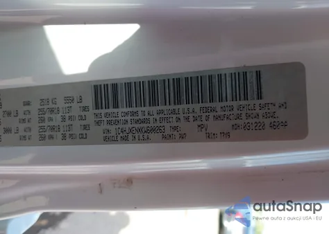 2019 Jeep Wrangler Unlimited Sahara 4X4 from USA, damaged, VIN 1C4HJXENXKW600263